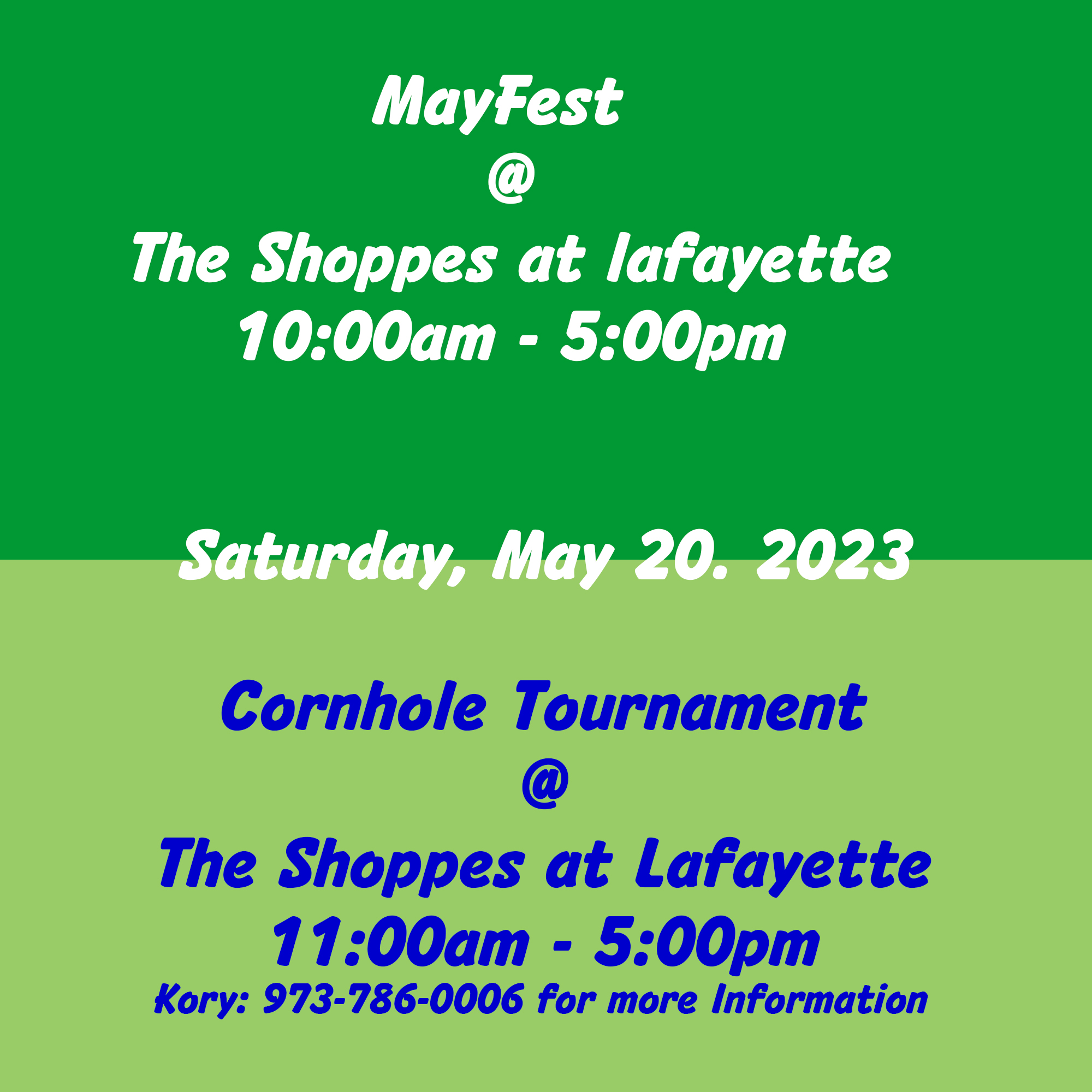 You are currently viewing MayFest and Cornhole Tournament