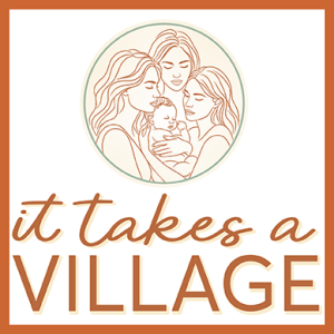 It Takes A Village Logo SQUARE WITH BORDER SMALL